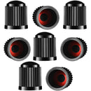 Plastic Tyre Valve Caps Tire Stem Dust Covers 8pcs for SUV Motorbike Trucks Bike