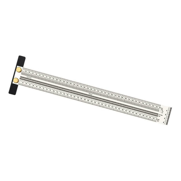 16'' Stainless Woodworking Scribe Marking Gauge Ruler Carpenter DIY Tools 400mm