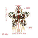 Bridal Wedding Crystal Jewel Diamante Hair Comb Hair Piece Clip Claw Clasp