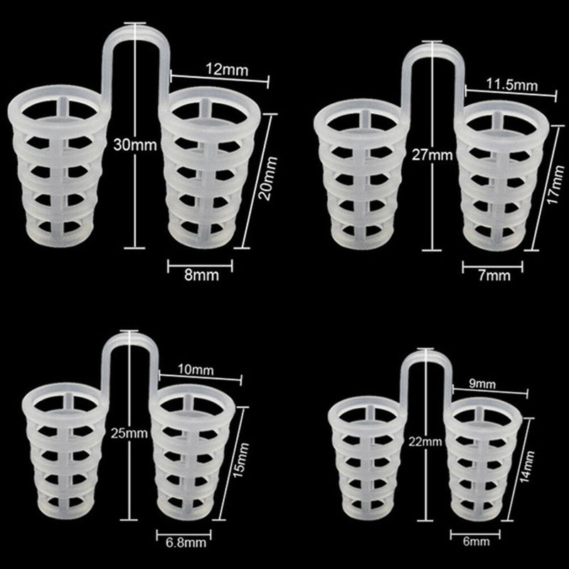 8Pcs stop snoring nose vents clip anti snore sleep apnea nasal dilators dev FT