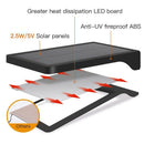 48 LED Lamp Solar Power Wall Light Waterproof PIR Motion Sensor Garden Yard E8W2