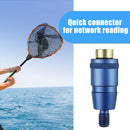 Fish Landing Dip Net Connector 8mm Quick Release Adapter Fitting (Blue)