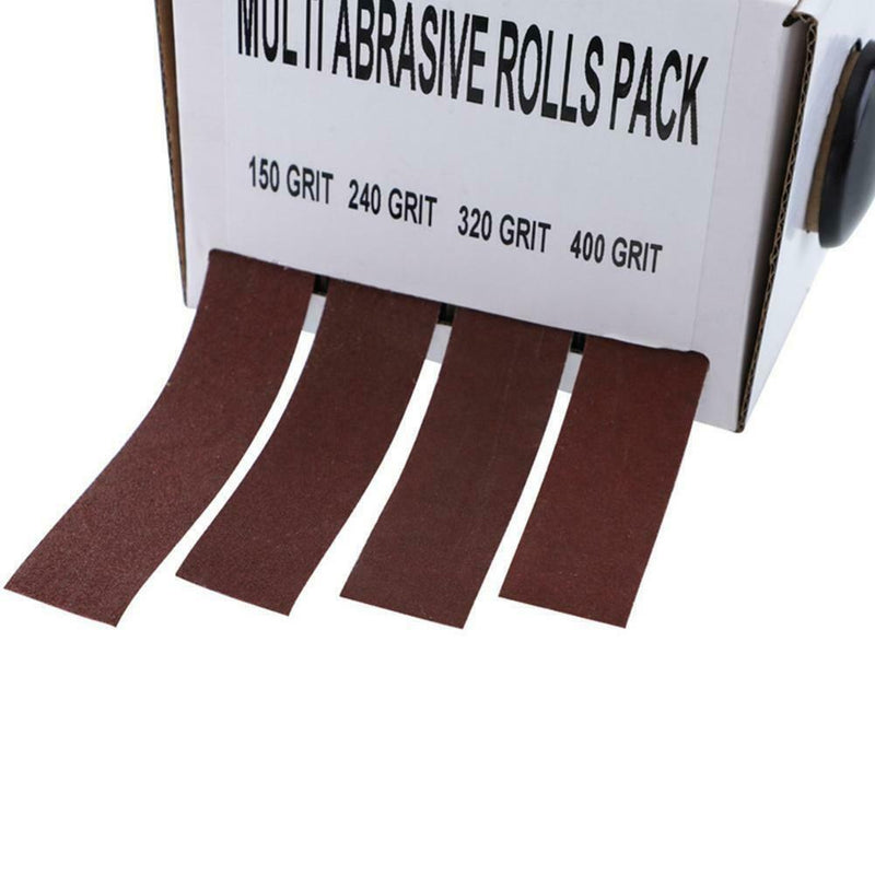 Abrasive Paper with Dispenser Drawable Emery Cloth Roll Carpentry Sand Paper