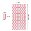 10sheets/pack LabelPaper Self-adhesive Stickers NameNote Price Tag Bar Sticke ^i