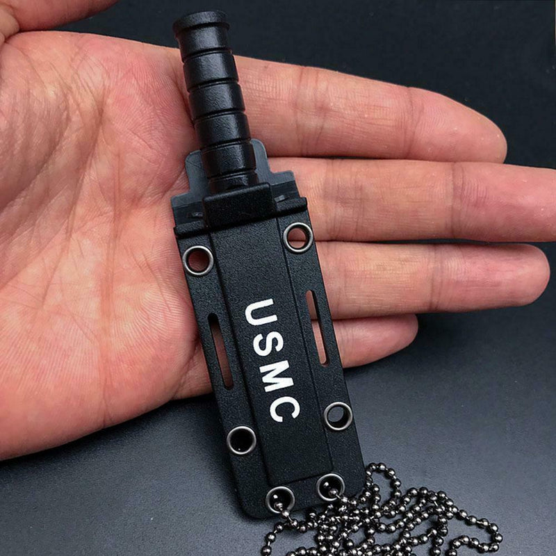 Cool Necklace Design EDC Blade Outdoor Camping Hunting Survival Tools SDLS