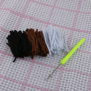 Bear Latch Hook Rug Kits Carpet Cushion DIY Needlework Crocheting Embroidery Kit