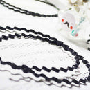 1 x Wavy Hair Head Hoop Band Black Mens Women Unisex Headband Hairbands~New I4E0