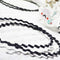1 x Wavy Hair Head Hoop Band Black Mens Women Unisex Headband Hairbands~New I4E0