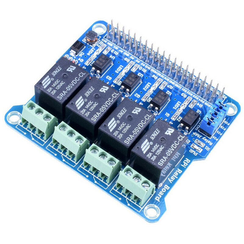 1Pcs Raspberry Pi Power Relay Board Expansion Module Shield Supports Rpi A+/E1S6