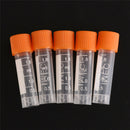 20pcs 1.8ml screw capsule bottles blending lab analyze centrifuge serum tubes M&