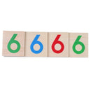 Children Wooden Montessori Number Digital 1-9000 Cards Toys For Students Le