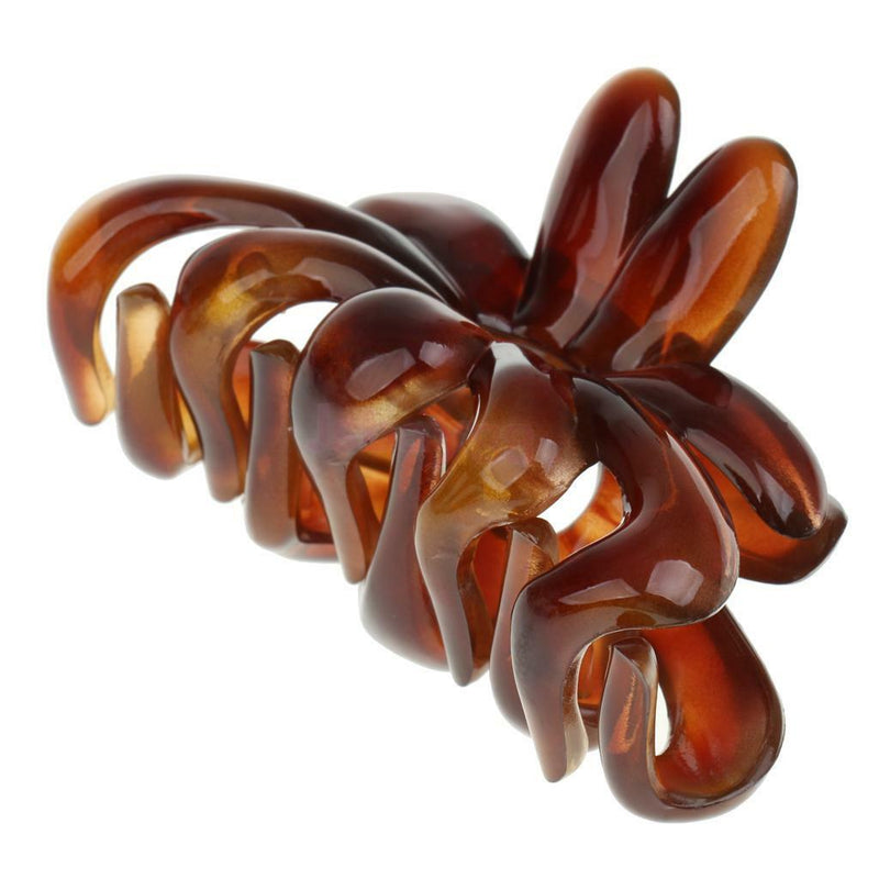 Brown Hair Claw Clamp Clips Acrylic Barrette Hair Accessory Hairwear Holder
