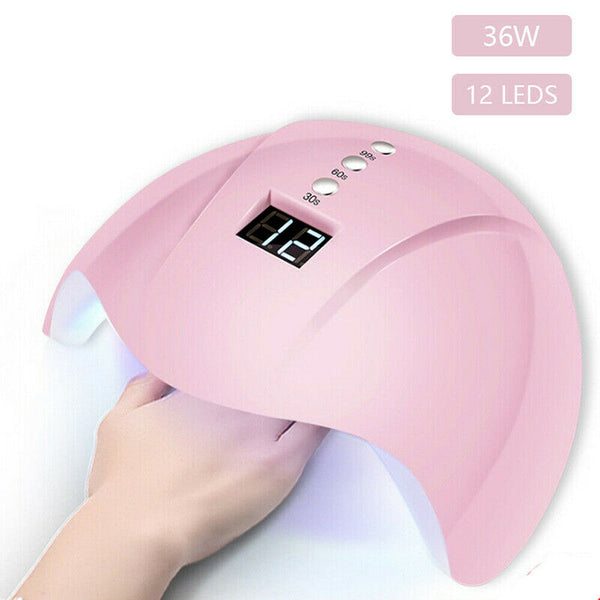 36W Nail Art USB Nail Lamp UV 12 led Light Nail Gel Dryer Curing Polish Machi3C