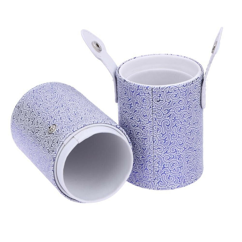 Travel Leather Cosmetic Brush Pen Holder Storage Makeup Empty Holder   A