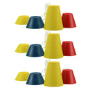3 Sets Colorful Golf Rubber Tees Winter Foggy Day Tee Set Golf Training Aids