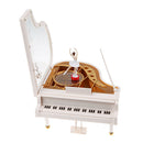 Clockwork Type Rotary Classical Ballerina Girl On The Piano Music Box
