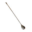 Long Handle Spoon Stainless Steel Mixing Ice Milkshake Spoon  black