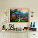 Diamond Painting Spring Landscape Embroidery Cross Stitch Crystal Painting