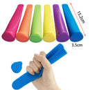 Set of 6 Popsicle Mold Ice Stick Frozen Food Mould For Summer Silicone DIY Tool