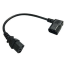 1x 35cm IEC 320 C14 to C13 AC Power Extension Cord Cable Adapter for PC PDU UPS