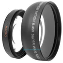 0.45x 52mm Super Wide Angle Macro Lens for Nikon 18-55mm 55-200mm 50mm