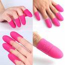 Monja Nail Art Tips Uv Gel Eraser Wrapped Silicone Elastic Soak Cap Clip Ma