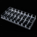 Acrylic Makeup Organizer, 16 Space Compact Palette Display Holder for Women