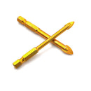 5Pcs Titanium Coated Glass Drill Bit Set 3/4/6/8/10mm With Hex Shank Toolsã€NME