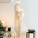 Bohemian Chic Macrame Wall Hanging Tapestry Moon Dreamcatcher Wall Decor Bo
