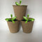 100Pcs Biodegradable Pulp Pots Plants Seedling Raising Pot Vegetable Fruit  C8F7