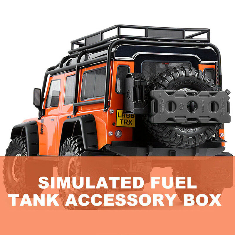 1PCS RC Car Plastic Back Oil Box Fuel Tank for 1/10 RC Crawler Traxxas TRX4 R2P3