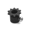 8mm Bore 10 Teeth 10T Metal Pilot Motor Gear Roller Chain Drive Sprocket  Z
