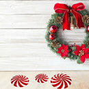 12Pcs/Set Christmas Floor Wall Stickers Removable Mural Decals Merry Christ