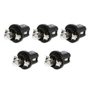 5pcs T5 B8.5D Halogen Car Gauge Bulbs for Interior Dash Instrument Light