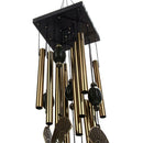 Outdoor Living Yard Garden  12 Tubes Bells Copper Decor Wind Chimes