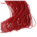 45 meters Waxed Cotton Cord Lacing - Red M6F1