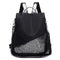 Multifunction Anti-theft Backpacks Women Shoulder Top-handle Bags (Black)