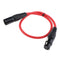 2 Pieces 3-Pin XLR Male to Female Mic Cable Fit for Studio Recording 0.5m+1m