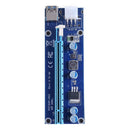 PCI-E 1x to 16x Video Card Extender Card with 6Pin Power Cable USB3.0 Port