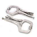 Alloy C Clamp Vise Grip Locking Welding Quick Pliers Wood Tenon Locator Tool .ES