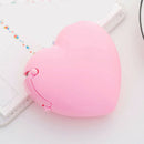 4 Pcs Heart-Shaped Tape Dispenser Plastic Portable Colorful Roll Tape Organ Y6T3