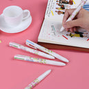4 Colour retractable ballpoint pen black blue red green ink rubber grip OZ