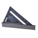 7" Metric Triangle Ruler Square Angle Protractor Trammel Tools For Woodworking