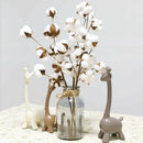 Naturally Dried Cotton Stem Farmhouse Artificial Flower Filler Floral Home Decor