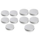 10pcs 5/15ml Empty Aluminium Cosmetic Pot Jar Tin Container Box w/Screw Lids