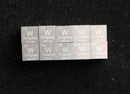 Tungsten Metal 10mm Cube Tungsten Element Sample 99.95% Pure - Periodic Table