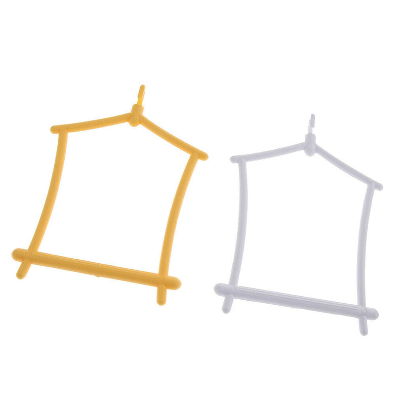 2Pcs Bird Parrot Plastic Swing Cage Chew Bites For Small Size Birds