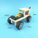 Diy Electric Wind Car Assembled Puzzles Science Experiment Kits Educational E3P4