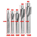 5Pcs HSS Counterbore End Mill M3-M8 Pilot Slotting Tool Milling Cutter Coun M4Z2