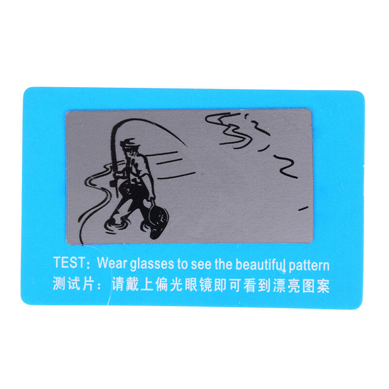 20pcs/set men ladies polarised polarized sunglasses shades test card ski fish>s